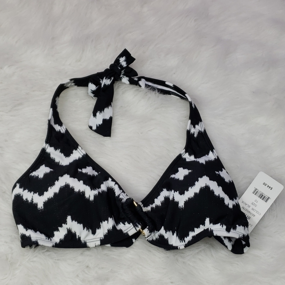 NWT chaps halter bikini top